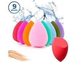 Premium Commerce® - Beauty Blender - Make-up Sponsjes - Powder Puff - Spons - 9 stuks - Ultrazacht!