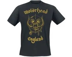 Motörhead Golden England - Everything Louder Than Everything Else Heren T-shirt - zwart - XL