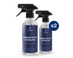 Samako - 2x Spray d'imprégnation pour tissus d'ameublement - Couche protectrice - Protecteur textile - Kit d'entretien textile - Entretien textile - Spray d'imprégnation