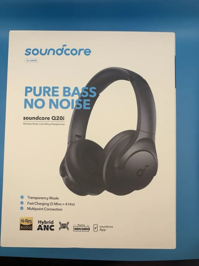 Soundcore by Anker Active Noise Cancelling Wireless Headphones - New & Sealed