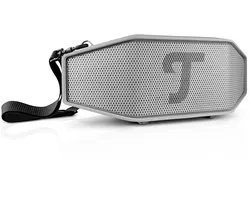 Teufel ROCKSTER CROSS 2 - Robuuste bluetooth stereo speaker, batterij tot 38 uur, IPX5 straalwaterdicht, Party link-functie - Light Gray