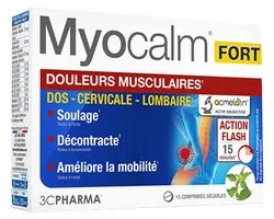 3C Pharma Myocalm Fort Spierpijn 15 Deelbare Tabletten