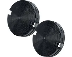 Multaparts® koolstof filter afzuigkap ø 19,5 x 3,5 cm - set a 2 stuks - | Filtercassette met actief kool om geurtjes tegen te gaan | Past o.a. in AEG, Beko, Brandt, Electrolux | Alternatief voor type 29, Mod. 29, CHF029, F00428, 481249038003