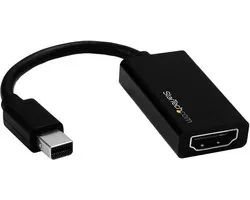StarTech.com Adaptateur Mini DisplayPort vers HDMI - Convertisseur Vidéo Actif mDP 1.4 à HDMI 2.0 - 4K60Hz - Mini DP ou Thunderbolt 1/2 Mac/PC vers Moniteur/TV HDMI - Câble mDP vers HDMI (MDP2HD4K60S)
