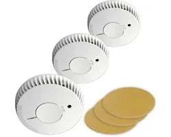 Ensemble de détecteurs de fumée [3 pièces] FireAngel FA6120-INT et ruban de fixation 620/630-ADH