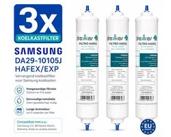 3 x vervanging voor Samsung DA29-10105J HAFEX/EXP Koelkastfilter - vervanging Drekker FILTRO-HAFEX,filtermodellen: da29-10105j, HAFEX-EXP, BL9808, 5231JA2010B, DD7098