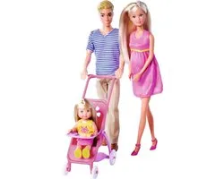 Poupée Simba Steffi Love Happy Family Rose