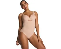 SPANXsculpt GoFigure Open Bust Bodysuit - Kleur Chai - Maat 1X (XXL)