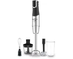 Moulinex Powelix Life 0,8 L Mélangeur par immersion 1200 W Noir, Acier inoxydable