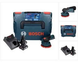 Bosch GEX 12V-125 Professionele snoerloze excenterschuurmachine 12 V 125 mm borstelloos + 2x accu 6.0 Ah + lader + L-Boxx