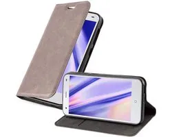 Étui Cadorabo pour ZTE Blade S6 en COFFEE BROWN - Étui de protection avec fermeture magnétique