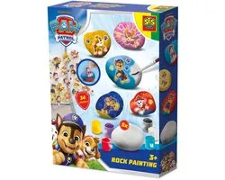 SES Creative - Paw Patrol - Peindre des Pierres - Ensemble de Loisirs Créatifs pour Enfants - Créer avec Paw Patrol - Made in Holland - À partir de 3 Ans