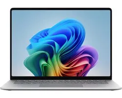 Microsoft Surface Laptop - 15 pouces - Snapdragon® X2 Plus (10 cœurs) - 16 Go de RAM - 512 Go de SSD - Platine - 8e édition - Azerty