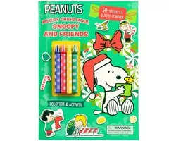 Color & Activity with Crayons- Peanuts: Merry Christmas, Snoopy and Friends