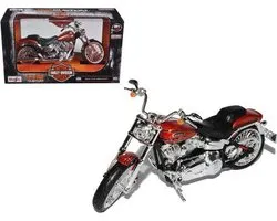 Maisto Harley-Davidson Cvo - Modelauto - Schaal 1:12 - Oranje Metalic