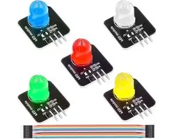 SolidKeus - 5 Stuks 10 mm LED Display Module met Sensor voor DIY Projecten