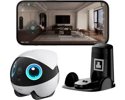Enabot Air 2 Plus - Intelligente Begeleidingsrobot - 3K HD Camera - Dubbele Communicatie - Wit