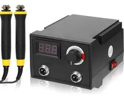 Happyment® Houtbrander set - Voor hobby & professionals - 20 opzetstukken - Pyrografie - Complete set