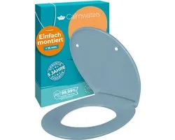 Calmwaters Original - WC-bril - Bermuda Blauw - Duroplast - Softclose - Afneembaar