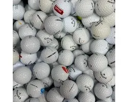 50 balles de golf Callaway mixtes d'occasion / balles de lac - Qualité AAAA + 2 tees YourLakeBalls