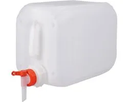 Jerrycan 10 litres avec robinet - empilable - camping | voyager | réservoir d'eau