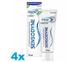 Sensodyne - Tandpasta - Rapid Relief - Whitening - 75ml x 4