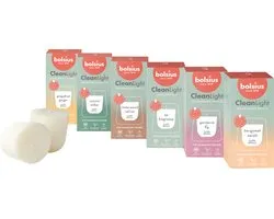 Bolsius - Set de recharges CleanLight - 12 Recharges parfumées - Parfums Diverse - Bougies parfumées rechargeables