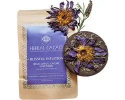 CACAO de qualité cérémonielle, Blissful Intuition 100 grammes, cacao aux herbes