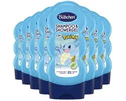 Bübchen - 2in1 Shampoo & Douchegel Squirtle - 8 x 230 ml - Voordeelverpakking