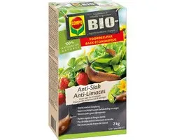 COMPO Bio Anti-Slak - voor siertuin en moestuin - snelle en lange werking - doos 2 kg (400 m²)