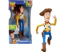 Mattel Disney en Pixar Toy Story 5 Rennende Woody actiefiguur van 30 cm - Meer dan 50 geluiden - Nederlands