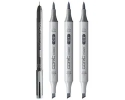 Copic Ciao set of 4, Shade Light/Cool