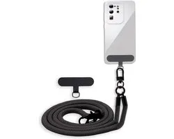 Chaîne de téléphone portable Cadorabo adaptée à Xiaomi Mi MIX 3 en NOIR avec cordon de sangle réglable à accrocher autour du cou