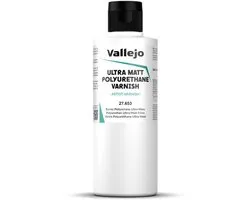 Vallejo Hobbyverf - 27653 Ultra Matt Polyurethane Varnish - Verf flesje - 200 ml
