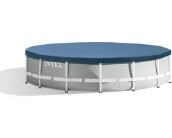 Intex 28032 – Zwembad afdekhoes – 4,57 m rond – blauw