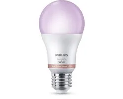 Philips Smart Lighting - Lamp 2-pack - Slimme LED-Verlichting - Gekleurd en Wit Licht - E27 - 60W - Mat - Wi-Fi