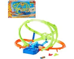 Hot Wheels Stunt Tracks Hypersphere Crash - Met 1 metalen auto