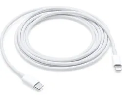Câble de chargeur iPhone 2 mètres compatible Apple iPhone 6,7,8,X,XS,XR,11,12,13,Mini,Pro Max - Câble iPhone - Câble de charge iPhone - Câble Lightning vers USB-C - Chargeur iPhone - Câble de charge iPhone - Câble USB‑C vers Lightning (2 m)