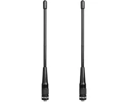 Dual Band VHF/UHF High Gain Antenne voor Walkie Talkies - Compatibel met RT7, H777 en Baofeng UV-5R (2 Stuks)