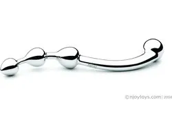 Njoy Fun Wand - Dildo G-Spot/Prostate - Argent