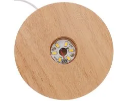 Kristallen Display Basis met LED Verlichting voor Glaskunst