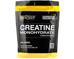 California Gold Nutrition Sport Pure Creatine Monohydraat – Smaakloos Poeder – 1Kg