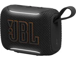 JBL Go 5 - Mini enceinte Bluetooth sans fil – Pour les déplacements et la maison – Éclairage d'ambiance - Enceinte musicale sans fil – Petite enceinte - 10 heures - IP68 - Étanche - Noir