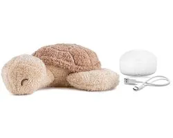 Babiem Hartslag Knuffel - Schildpad Jack - White Noise - Huildetectie en Timer - Lichtmodule - USB-C Oplaadbaar