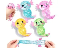 Squishy Axolotl - 10 cm groot - Maltose Suikergel - 1 exemplaar - Sensorisch Speelgoed - Slow Rising
