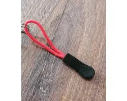 Rits Touwtjes - Ritskoord - Zipcord Replacement puller 5Stuks – Rood.