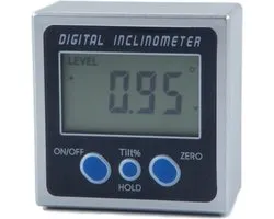 DW4Trading Digitale Magnetische Hoekmeter - Inclinometer - Meetbereik 0-360°