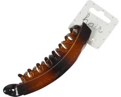 Haarspeld Bananenklem Basis Bruin