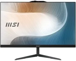 MSI Modern AM242 1M-1221EU All-in-One PC/workstation Intel Core 3 100U 60,5 cm (23.8") 1920 x 1080 Pixels Alles-in-één-pc 8 GB DDR5-SDRAM 256 GB SSD Windows 11 Pro Wi-Fi 6E (802.11ax) Zwart