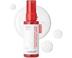 medicube Power Soothing Spray – Spray à l'acide hypochloreux pour tous les types de peau, Brume faciale HOCI apaisante, Soin quotidien & Soin après-soleil – Soin coréen, 50ml
